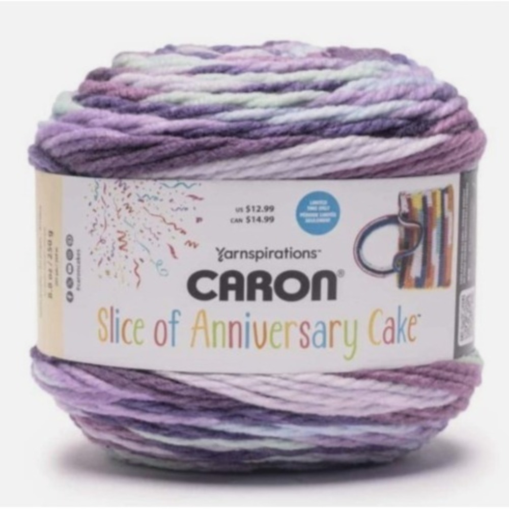 NEW LOW PRICE!! Brand New! CARON SLICE OF ANNIVERSARY CAKES YARN - HOCUS CROCUS